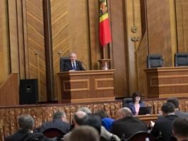Президент  Николае Тимофти обратился к Парламенту с посланием