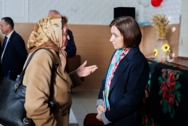 Președinta Maia Sandu a discutat cu locuitorii satului Taraclia, din Căușeni