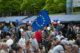 Președintele Nicolae Timofti a participat la manifestațiile dedicate Zilei Europei