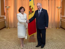 President Nicolae Timofti received accreditation letters from three ambassadors