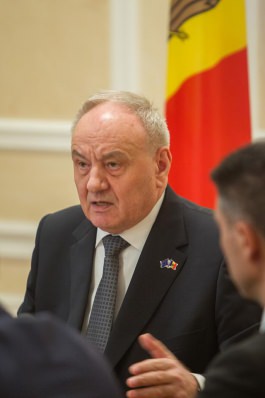 Discursul președintelui Nicolae Timofti la întâlnirea cu cabinetul de miniștri în exercițiu