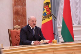 Declarațiile de presă ale președinților Nicolae Timofti și Aleksandr Lukașenko, la Minsk