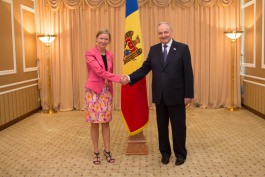 Întrevederea președintelui Timofti cu ambasadoarea Suediei în Moldova, Ingrid Tersman