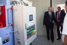 Președintele Timofti a participat la inaugurarea fabricii de Producere a peleților din Biomasă din satul Pașcani, Criuleni