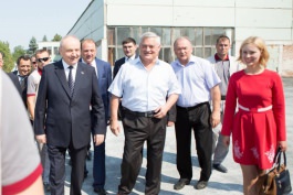 Moldovan president attends inauguration of biomass pellets production factory 